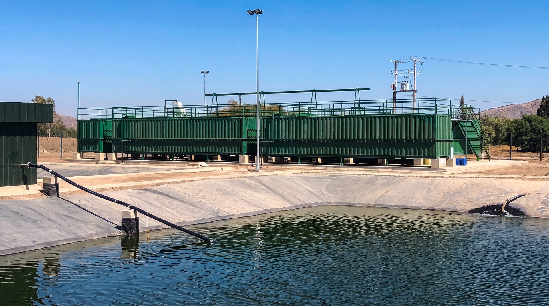 Módulo de bioreactor Vortox en operación